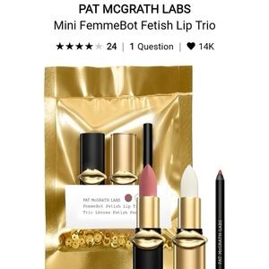 NEW! Pat McGrath FemmeBot Fetish Lip Trio